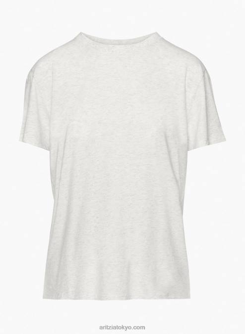 オーバーサイズ クルーネック ピマコットン Tシャツ P2L801363 アリツィア ファンデーション リラックスヒップ Tシャツ