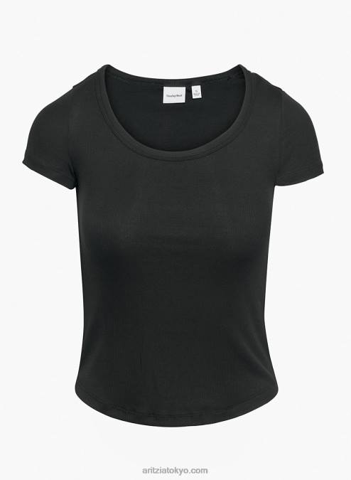 スクープネック Tシャツ P2L801456 アリツィア・リンツァー Tシャツ