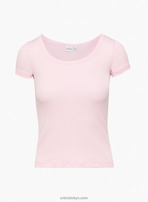 スクープネック Tシャツ P2L801457 アリツィア・リンツァー Tシャツ