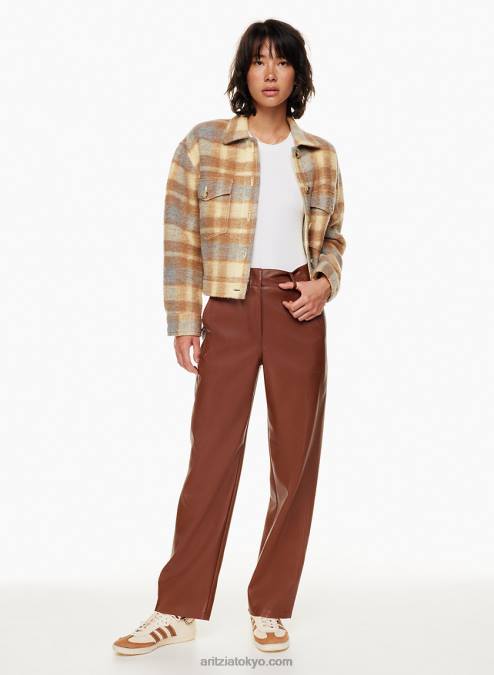 リブクルーネックTシャツ P2L801458 Aritzia Go-To Hip Tシャツ