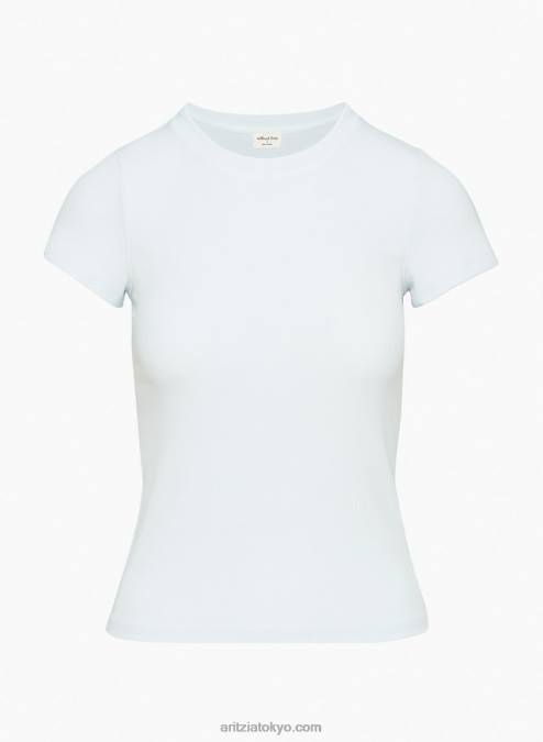 リブクルーネックTシャツ P2L801461 Aritzia Go-To Hip Tシャツ