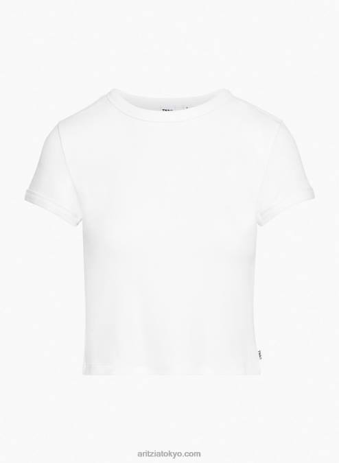 リブクルーネックTシャツ P2L80168 アリツィア・フルトンTシャツ