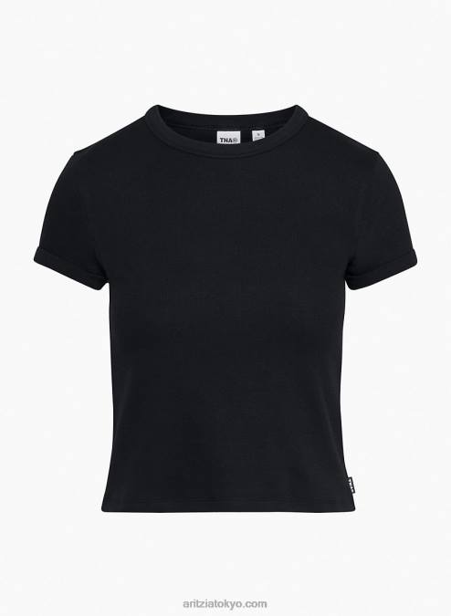 リブクルーネックTシャツ P2L80169 アリツィア・フルトンTシャツ