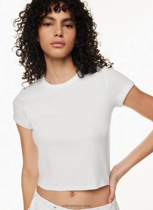 リブクルーネックTシャツ P2L80170 アリツィア・フルトンTシャツ