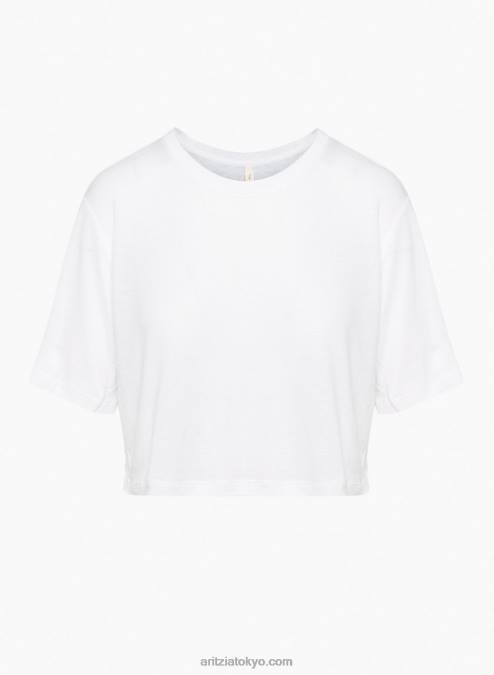 リネンクルーネックTシャツ P2L801719 アリツィア ファンデーション リラックスTシャツ