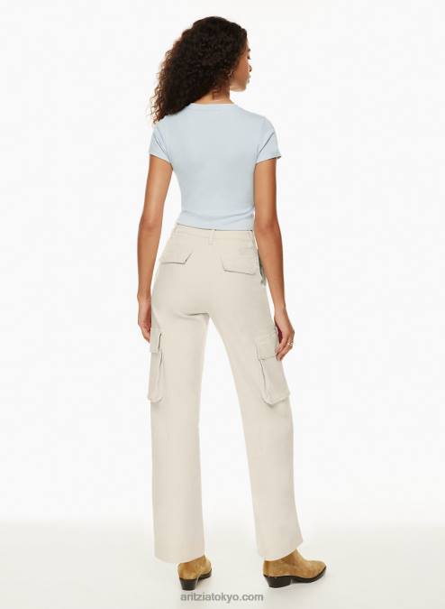 リブクルーネックTシャツ P2L80180 Aritzia Go-To Tシャツ