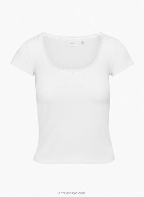 スクープネック Tシャツ P2L801808 アリツィア アクア Tシャツ