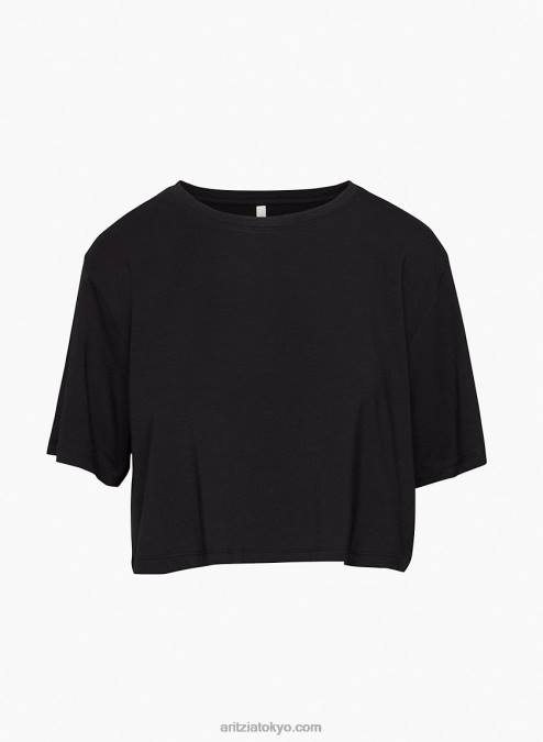 クロップドピマコットン クルーネックTシャツ P2L801906 アリツィア ファンデーション リラックスTシャツ
