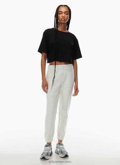 クロップドピマコットン クルーネックTシャツ P2L801908 アリツィア ファンデーション リラックスTシャツ