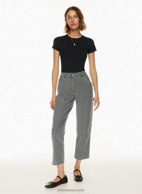 リブクルーネックTシャツ P2L802014 Aritzia Go-To Hip Tシャツ