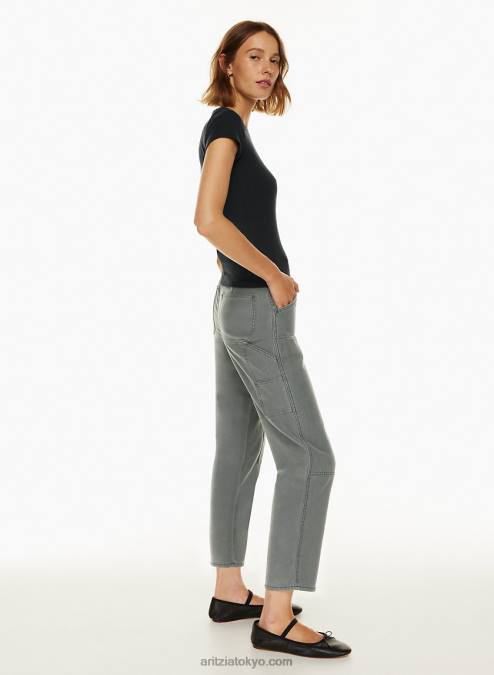 リブクルーネックTシャツ P2L802014 Aritzia Go-To Hip Tシャツ