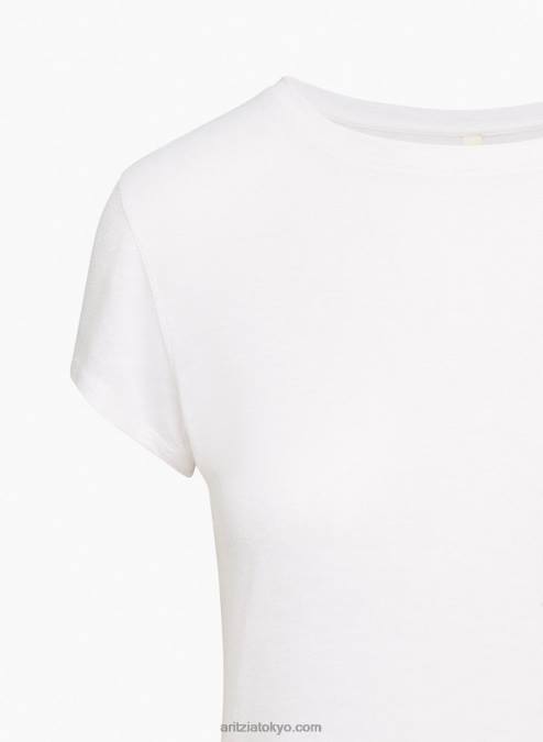 クラシック リネン クルーネック Tシャツ P2L802030 Aritzia Foundation Crew T-Shirt