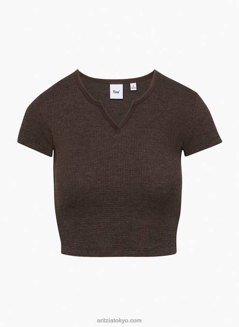 ノッチサーマルTシャツ P2L802076 アリツィア ワッフルノッチTシャツ