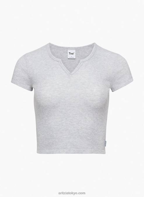 ノッチサーマルTシャツ P2L802077 アリツィア ワッフルノッチTシャツ