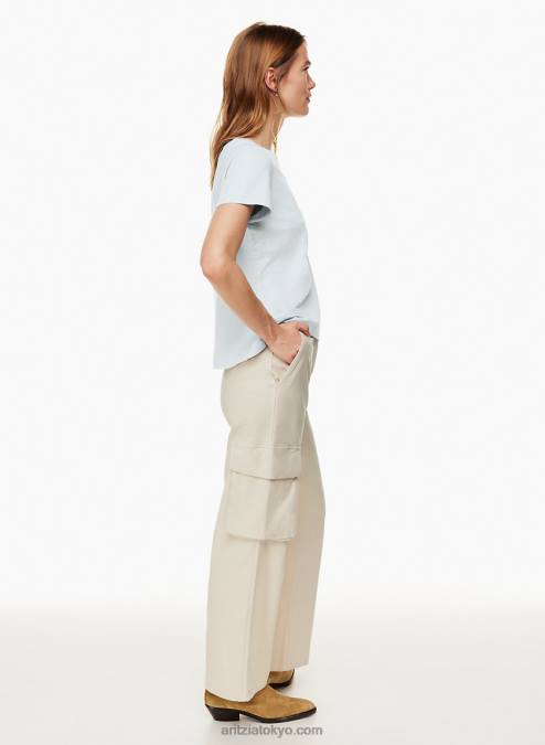 コットンクルーネックTシャツ P2L802125 Aritzia Major Tシャツ