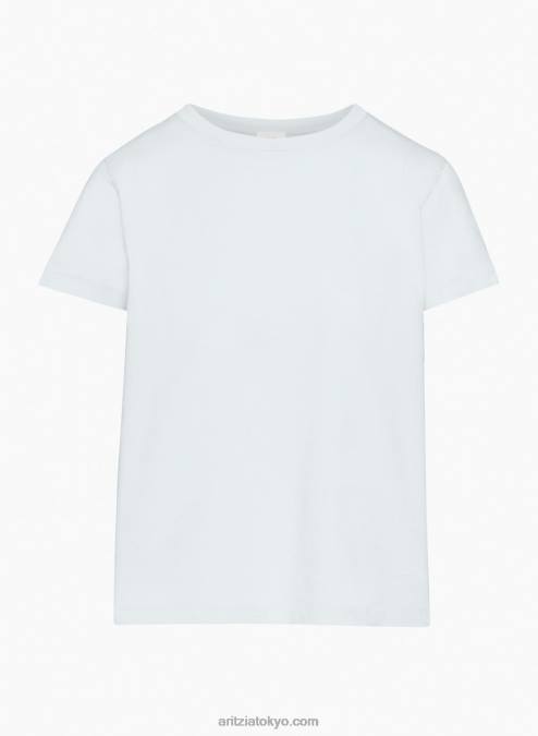コットンクルーネックTシャツ P2L802125 Aritzia Major Tシャツ
