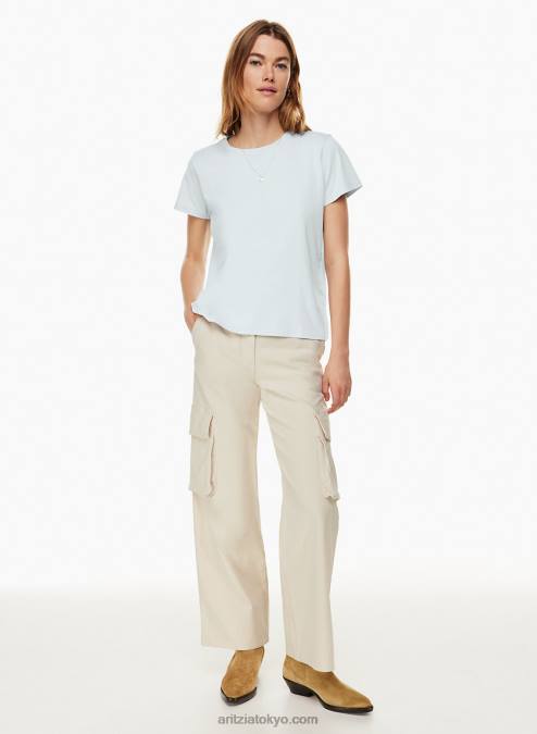 コットンクルーネックTシャツ P2L802126 Aritzia Major Tシャツ