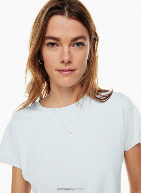 コットンクルーネックTシャツ P2L802126 Aritzia Major Tシャツ