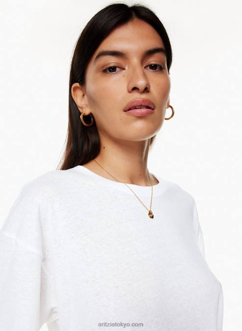 リラックスクルーネックTシャツ P2L802235 Aritzia Badlands Tシャツ