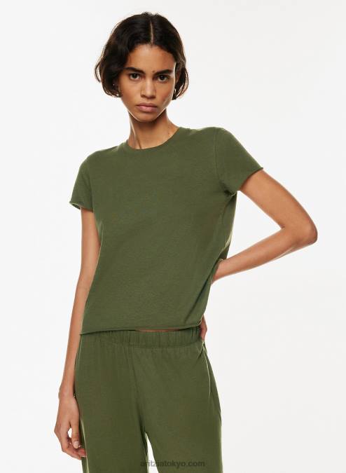 リサイクル コットン クルーネック Tシャツ P2L802277 Aritzia Jonas Tシャツ