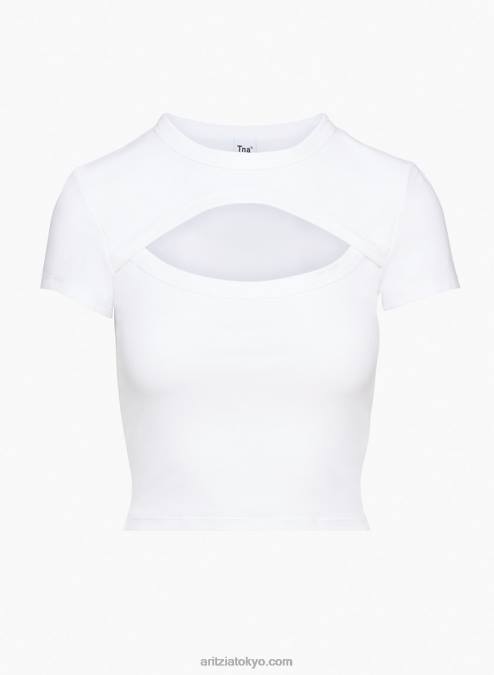 カットアウト クルーネック Tシャツ P2L802301 アリツィア チル コスタ Tシャツ