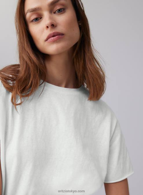 オーバーサイズ コットン Tシャツ P2L802314 アリツィア ハニャ Tシャツ