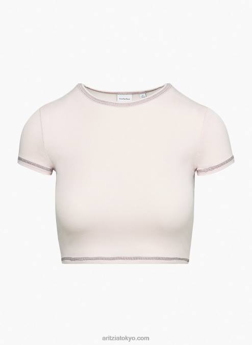 アリツィア ブリス クロップド リブ Tシャツ P2L802326