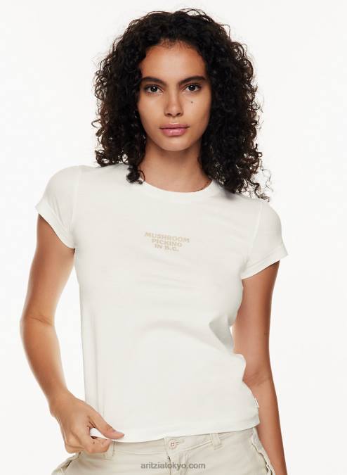 スリムフィットクルーネックTシャツ P2L802419 Aritzia Sonny Tシャツ