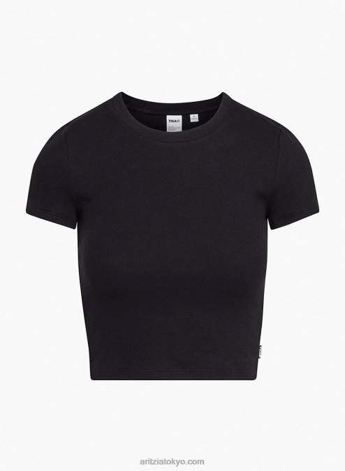 リブクルーネックTシャツ P2L80260 アリツィア リブウエストTシャツ