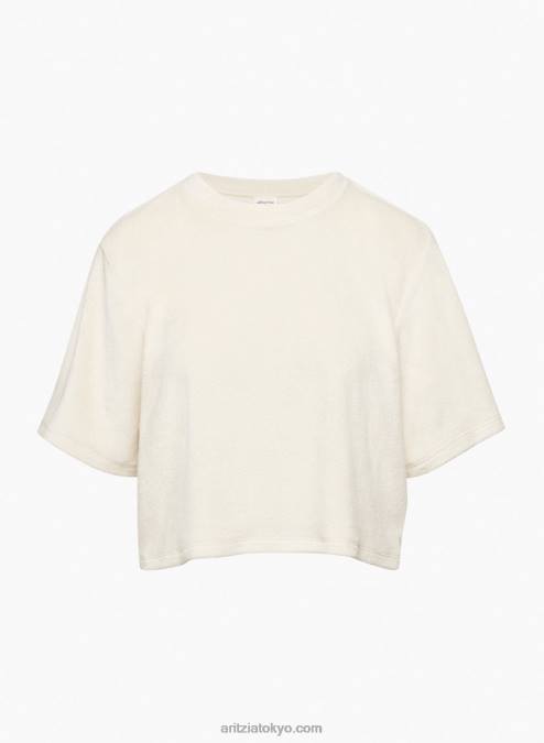 フレンチ テリー​​ クルーネック Tシャツ P2L802674 アリツィア フロリック Tシャツ