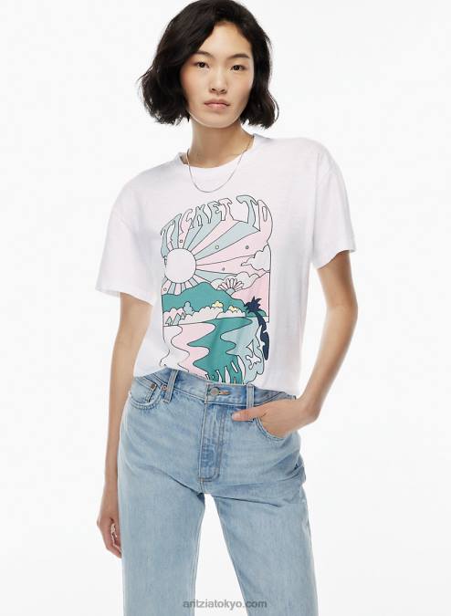 オーバーサイズ クルーネック Tシャツ P2L802676 Aritzia The Old Favorite Tee