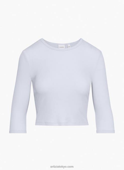 リブTシャツ 七分袖 P2L8034 Aritzia Bliss 七分袖Tシャツ