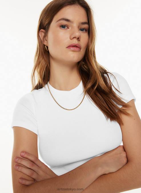 シュランクン リブ Tシャツ P2L80355 アリツィア リブ Tシャツ