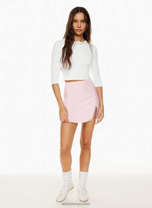 リブTシャツ 七分袖 P2L8036 Aritzia Bliss 七分袖Tシャツ