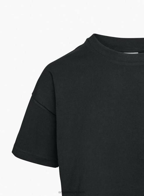 クロップド クルーネック Tシャツ P2L80416 アリツィア レイドバック Tシャツ
