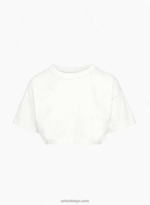 クロップド クルーネック Tシャツ P2L80417 アリツィア レイドバック Tシャツ
