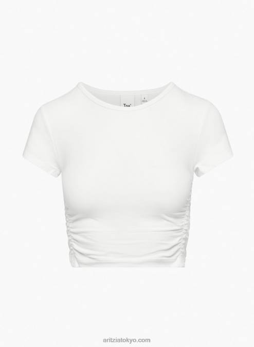 シャーリング クロップド Tシャツ P2L80470 Aritzia Chill Malibu Cropped T-Shirt