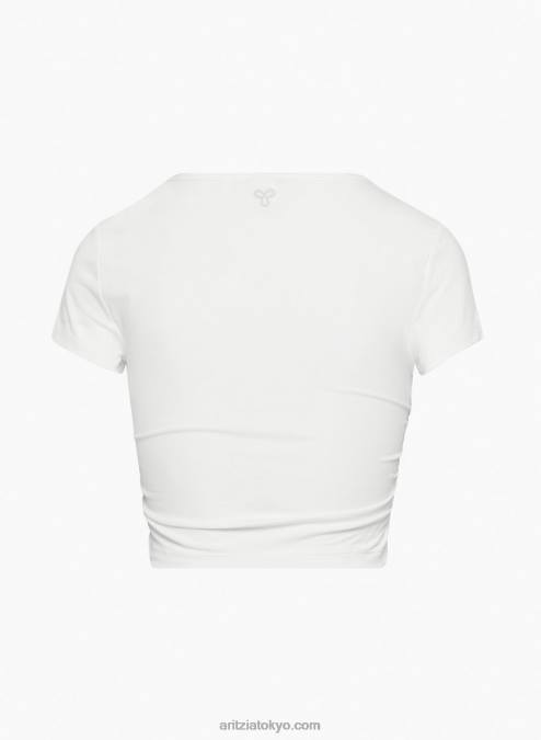 シャーリング クロップド Tシャツ P2L80470 Aritzia Chill Malibu Cropped T-Shirt