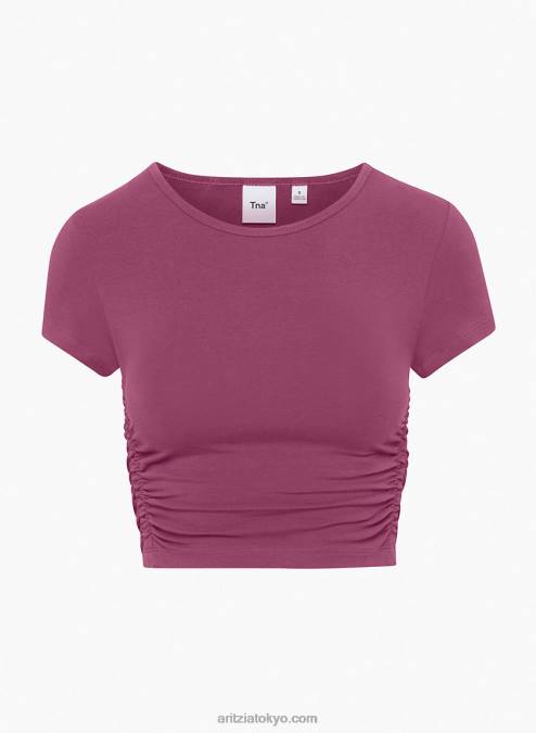シャーリング クロップド T シャツ P2L80472 Aritzia Chill Malibu クロップド T シャツ