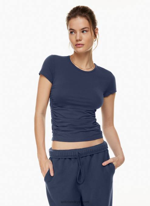 シャーリングクルーネックTシャツ P2L80685 Aritzia Chill Malibu Tシャツ