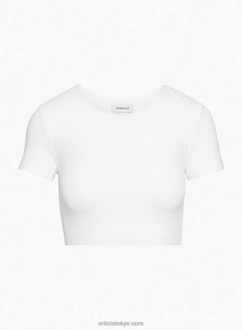 クロップド クルーネック Tシャツ P2L80780 Aritzia Contour Crew Ribcage Tシャツ