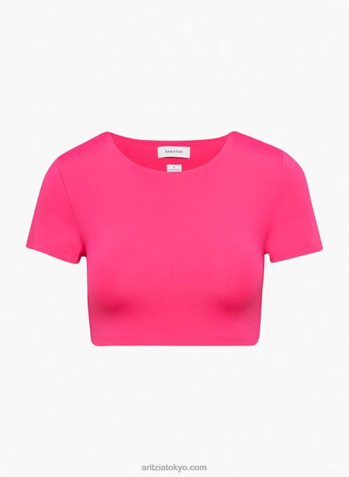 クロップド クルーネック Tシャツ P2L80782 Aritzia Contour Crew Ribcage Tシャツ