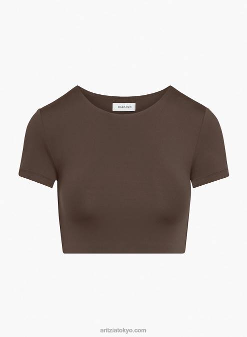 クロップド クルーネック Tシャツ P2L80785 Aritzia Contour Crew Ribcage Tシャツ