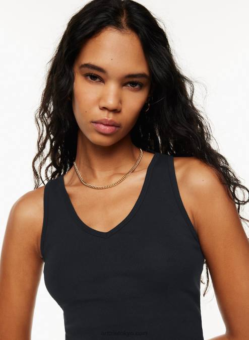 リブ V ネック タンクトップ P2L801472 Aritzia Madison タンク