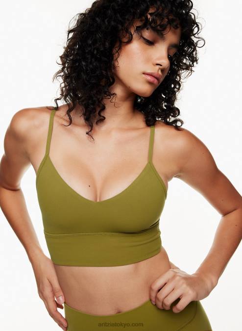 Vネックブラトップ P2L801656 Aritzia Tna Hold Tight Longline Bra Top