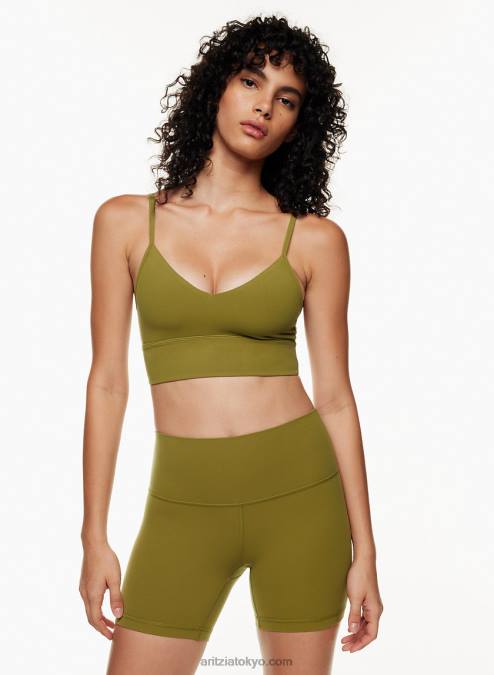Vネックブラトップ P2L801656 Aritzia Tna Hold Tight Longline Bra Top