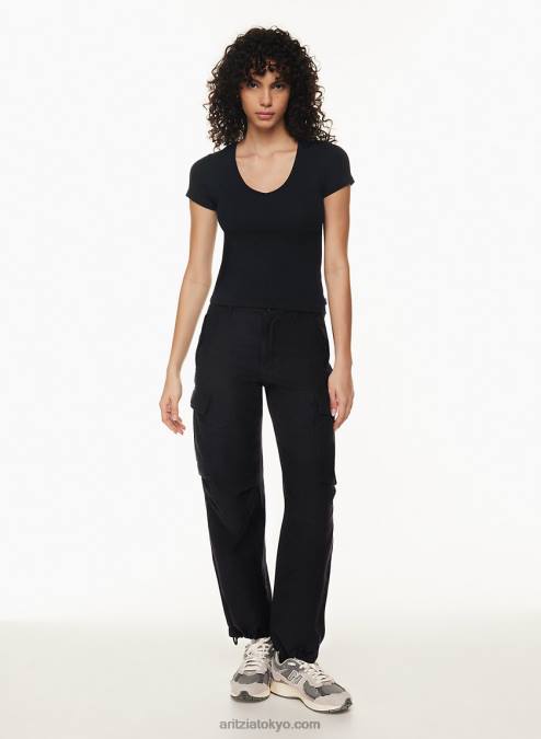 リブVネックTシャツ P2L80158 アリツィア ハビットTシャツ