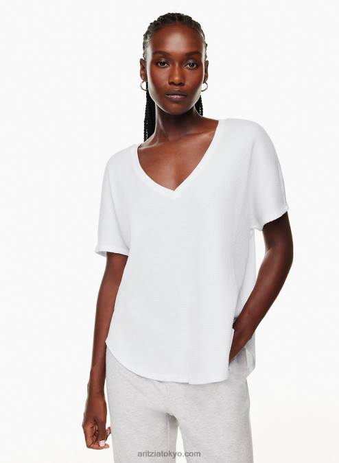 VネックサーマルTシャツ P2L801643 アリツィアベリーTシャツ