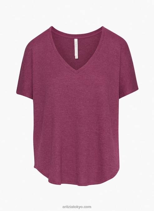 VネックサーマルTシャツ P2L801644 アリツィアベリーTシャツ