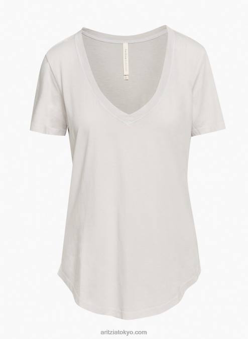 ピマコットン Vネック Tシャツ P2L801817 アリツィア ファンデーション Vネック Tシャツ